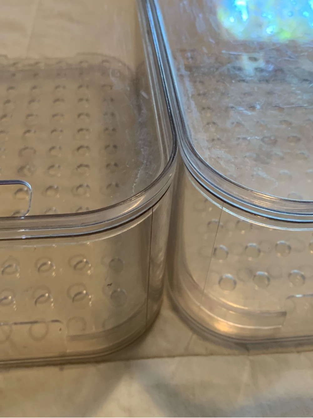 Clear Plastic Storage Container Set - Transparent Organizer